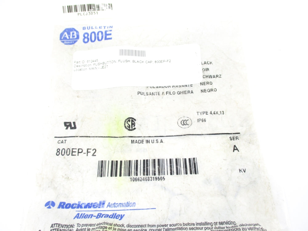 INDUSTRIAL SPARE PART 800EP-F2 SER. A NSMP