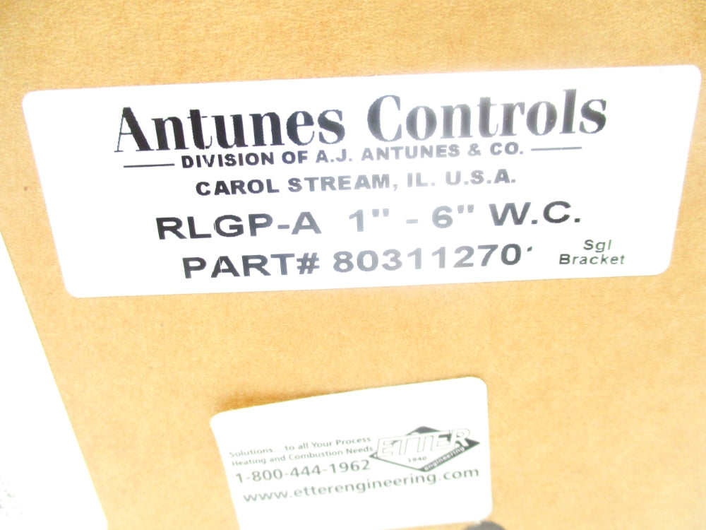 ANTUNES CONTROLS RLGP-A 80311270 1-6INWC NSMP