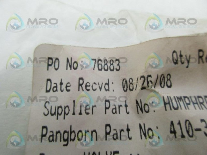 INDUSTRIAL MRO PART#76883 *NEW IN FACTORY BAG*