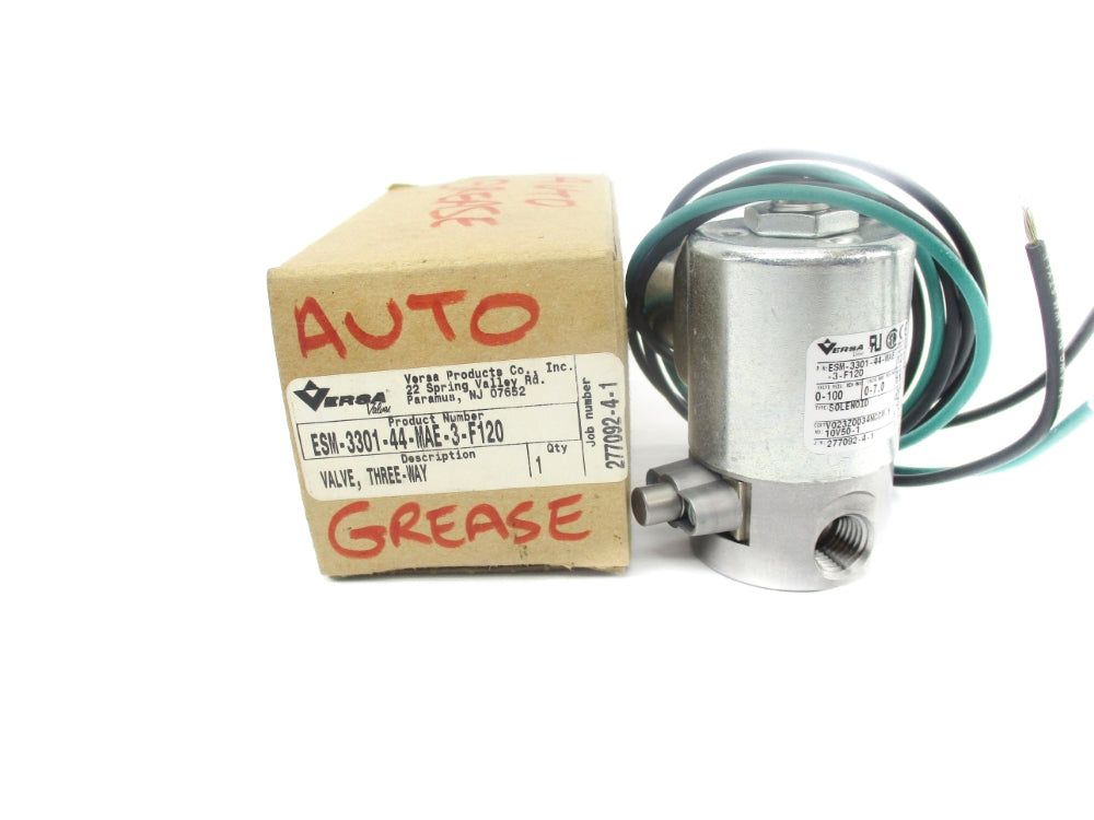 VERSA ESM-3301-44-MAE-3-F120 110/120VAC 0-100PSI NSMP
