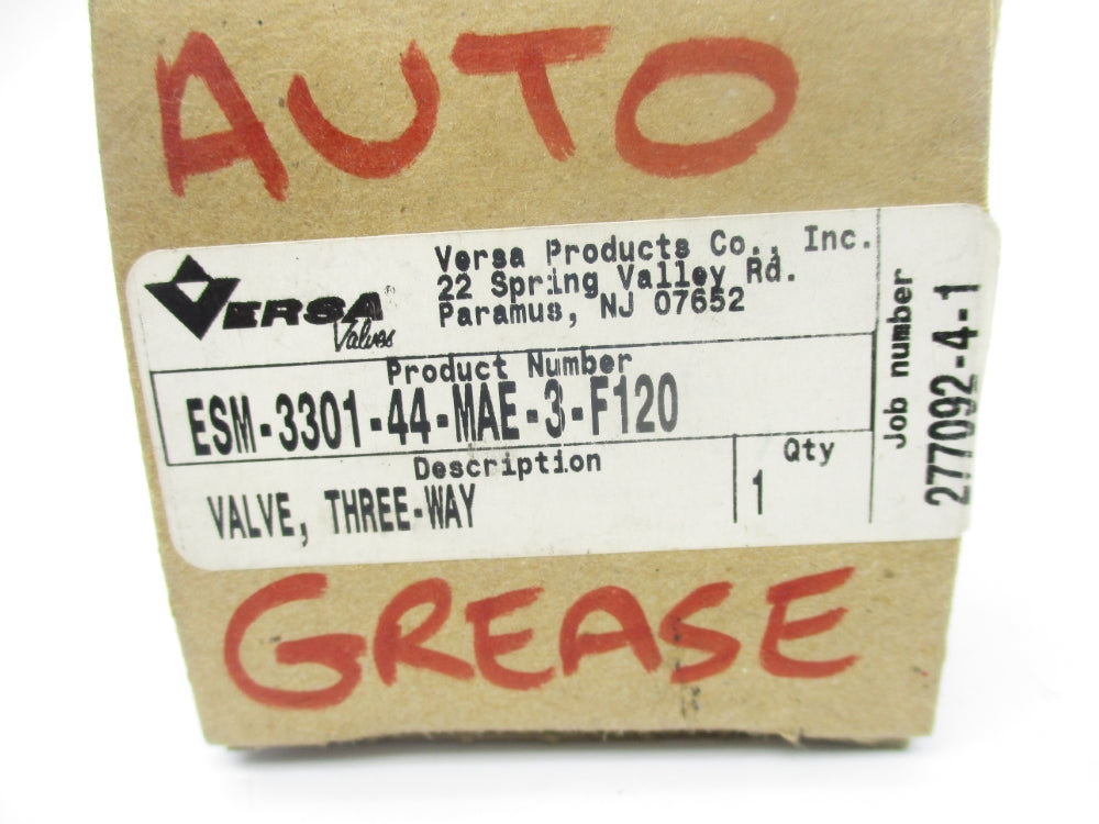 VERSA ESM-3301-44-MAE-3-F120 110/120VAC 0-100PSI NSMP