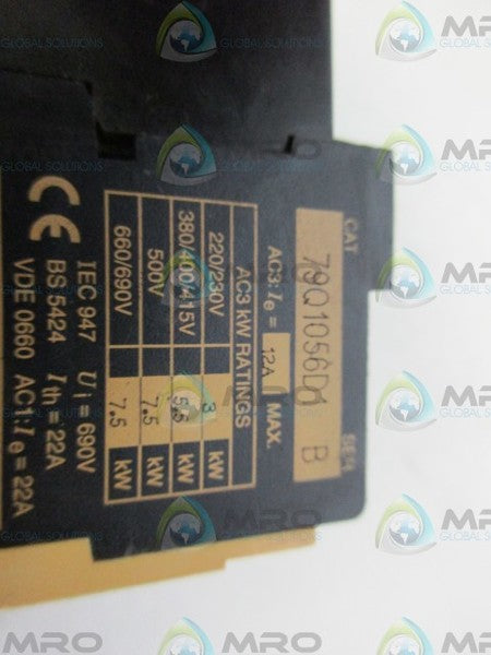 P & H 79Q1056D1 SER.B CONTACTOR *USED*