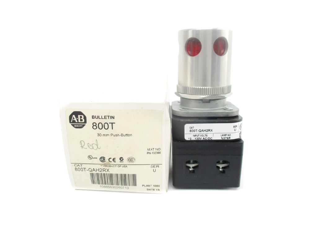 ALLEN BRADLEY 800T-QAH2RX SER. U (WH) NSMP