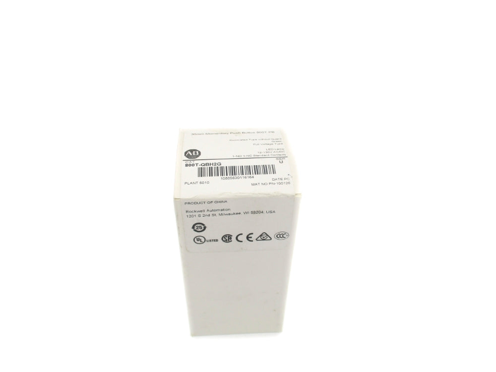 ALLEN BRADLEY 800T-QBH2G SER. U (WH) NSFS