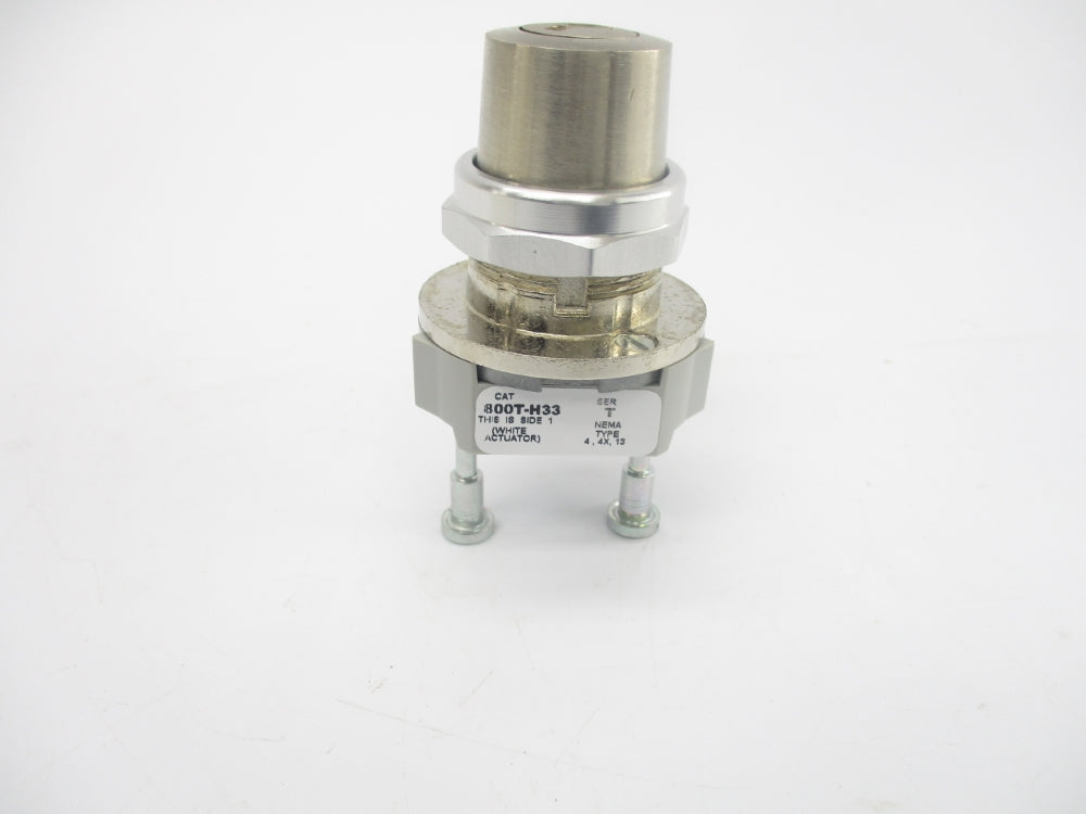 ALLEN BRADLEY 800T-H33A SER. T (NO KEY) (WH) NSMP