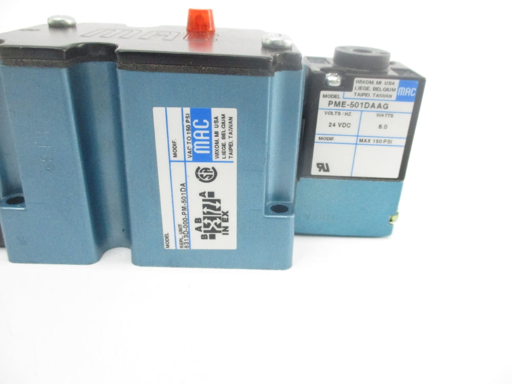 MAC 6313D-000-PM-501DA 24VDC 25-150PSI NSNP