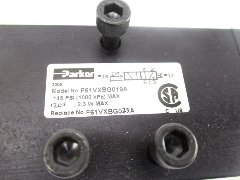 PARKER F61VXBG019A 115/120V 145PSI NSNP