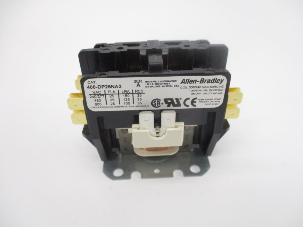 ALLEN BRADLEY 400-DP25NA2 SER. A 208-240VAC (WH) NSMP