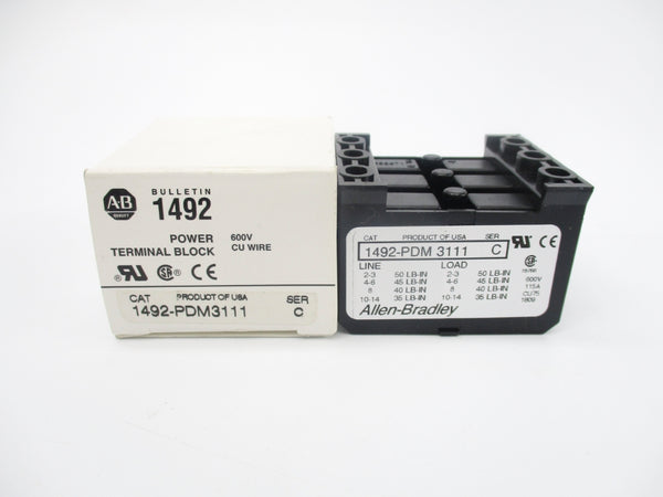 ALLEN BRADLEY 1492-PDM3111 SER. C NSMP
