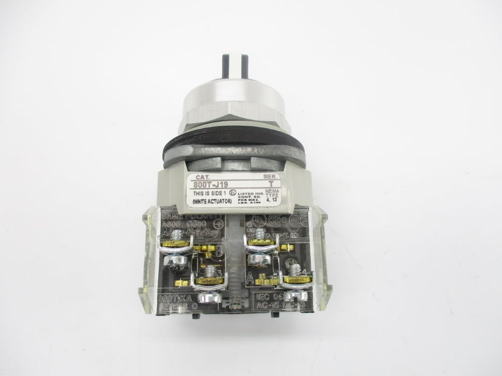 ALLEN BRADLEY 800T-J19A SER. T (WH) NSMP