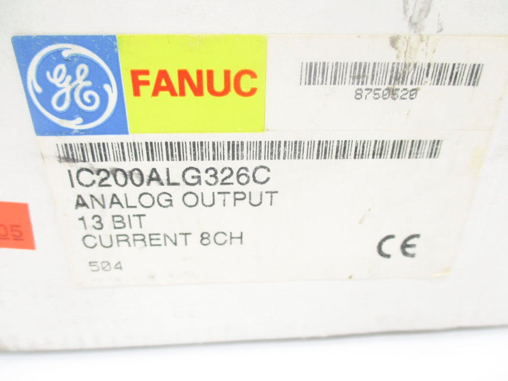 FANUC IC200ALG326C NSFS