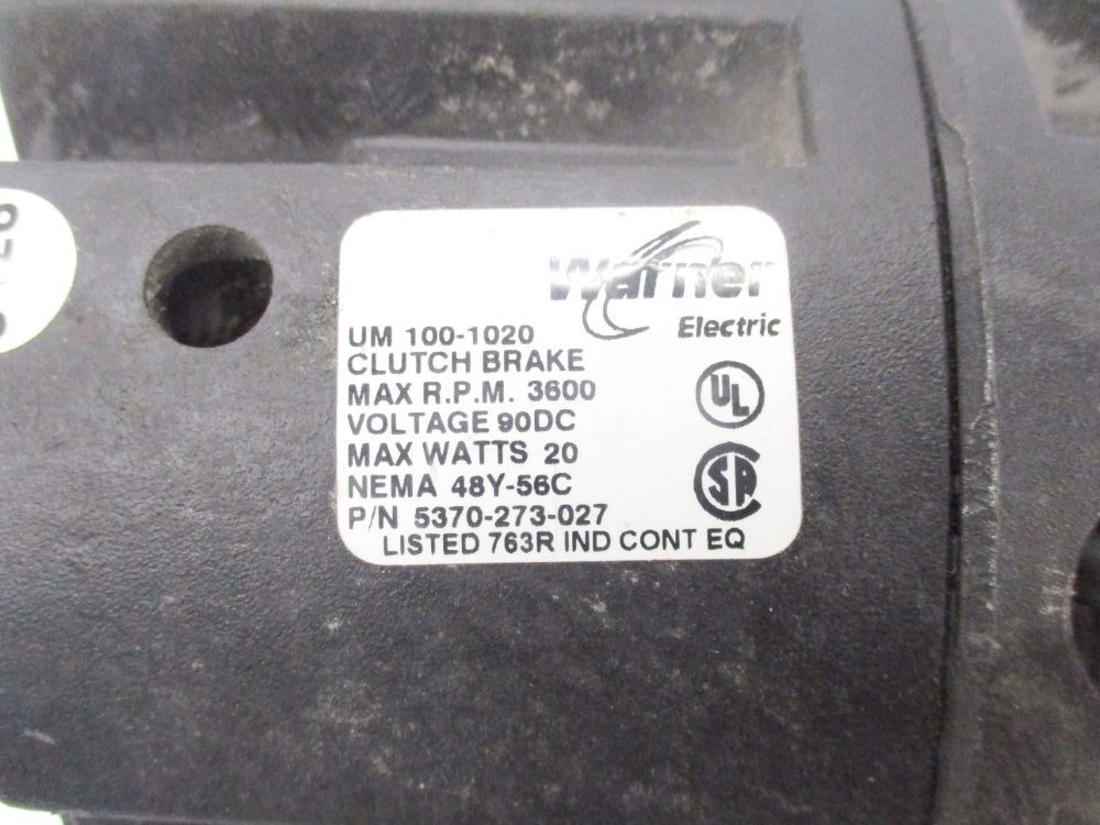 WARNER ELECTRIC 5370-273-027 UNMP