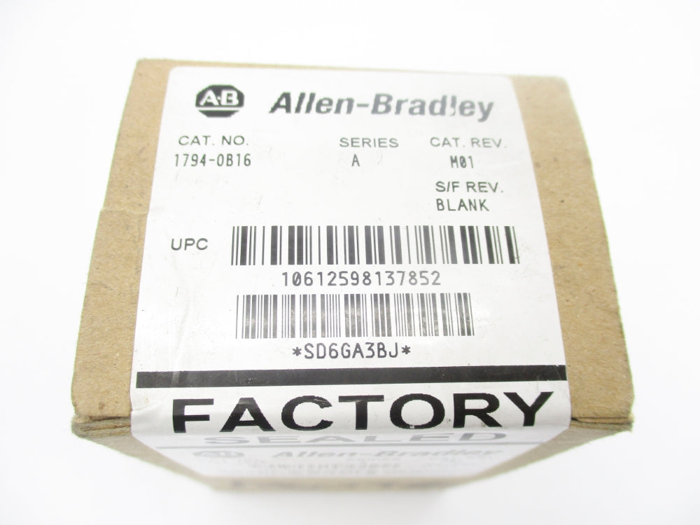 ALLEN BRADLEY 1794-OB16 SER. A DATE: 2006 NSFS