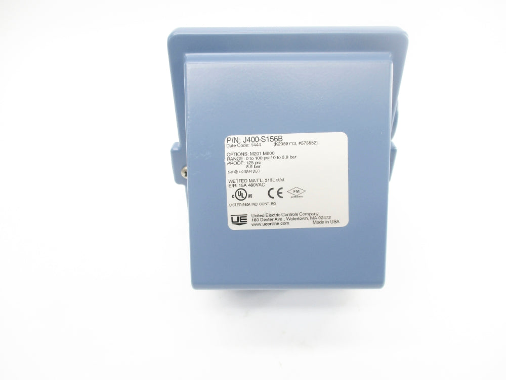 UNITED ELECTRIC J400-S156B 0-100PSI NSMP