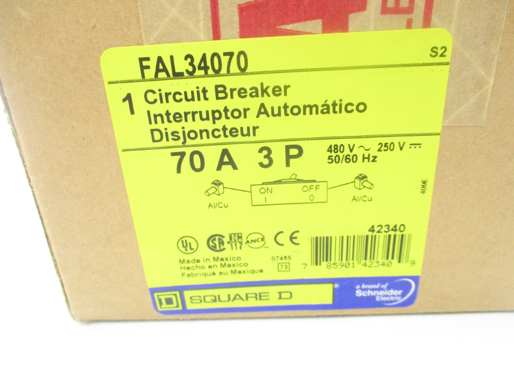 SQUARE D FAL34070 480V 70A NSMP