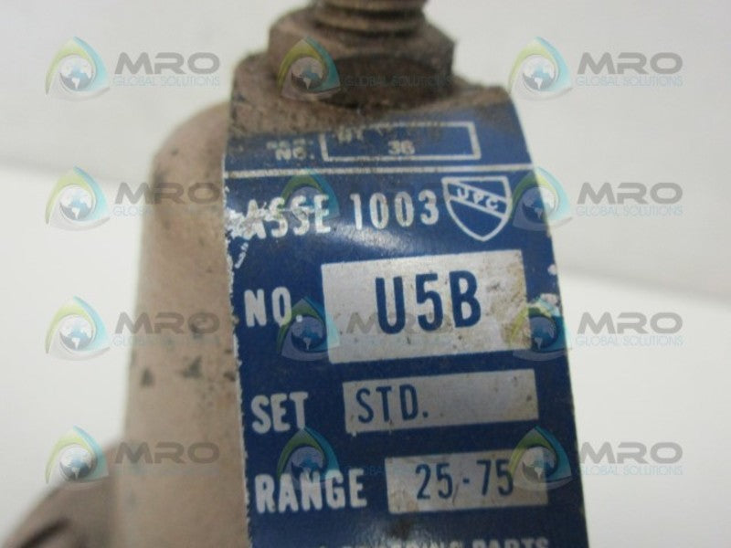 WATTS U5B REGULATOR *USED*