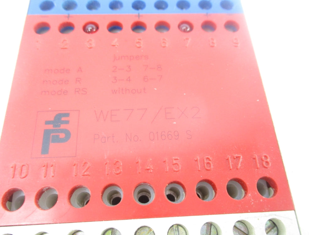 PEPPERL+FUCHS WE77/EX2 01669S 120VAC UNMP
