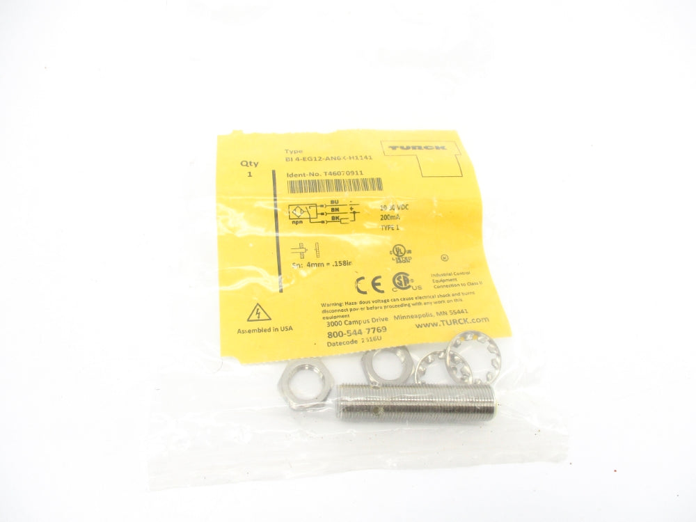 TURCK BI4-EG12-AN6X-H1141 T46070911 NSMP