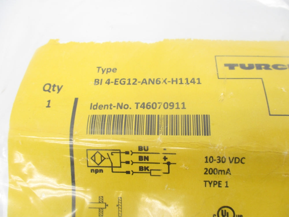 TURCK BI4-EG12-AN6X-H1141 T46070911 NSMP