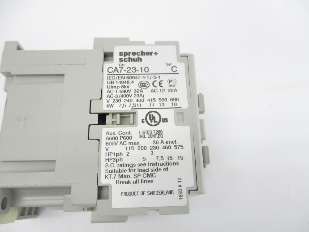SPRECHER+SCHUH CA7-23-10 SER. C 110/120V NSNP