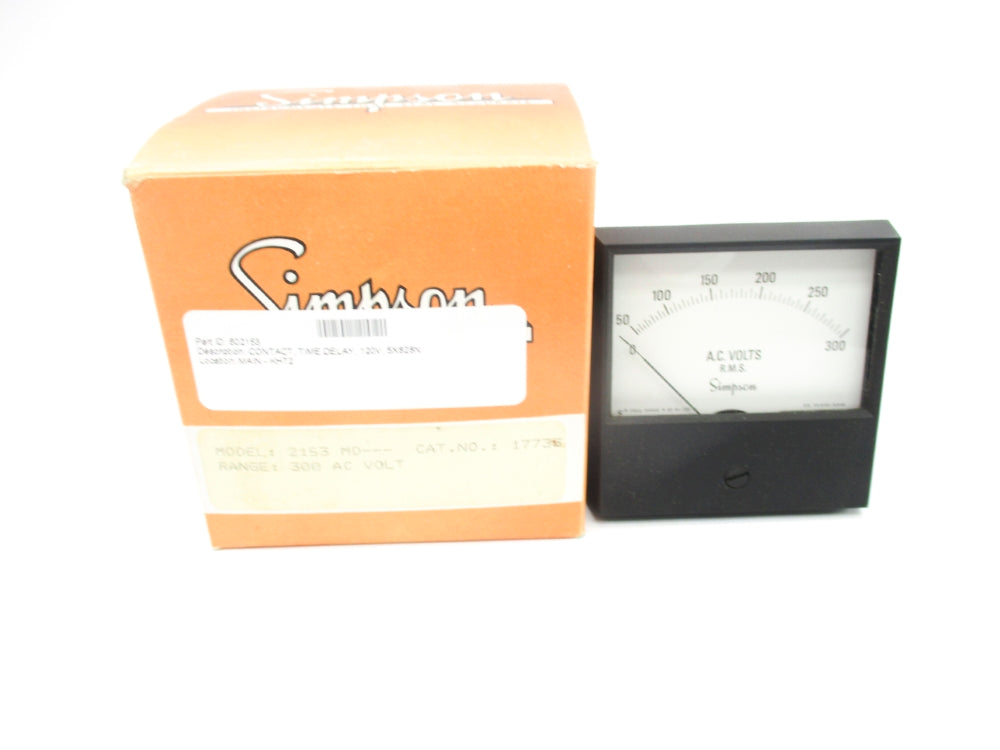 SIMPSON ELECTRIC 2153 17733 0-300ACV NSMP