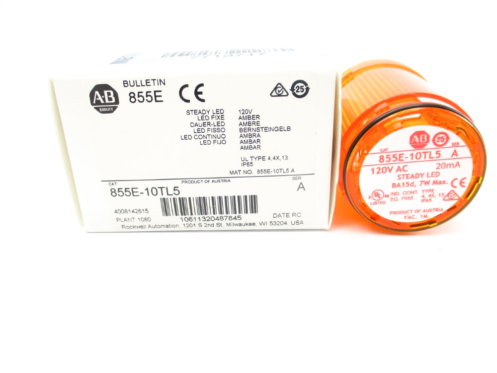 ALLEN BRADLEY 855E-10TL5 SER. A (WH) NSMP