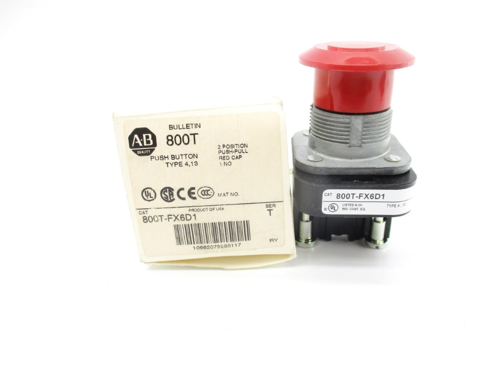 ALLEN BRADLEY 800T-FX6D1 SER. T (WH) NSMP