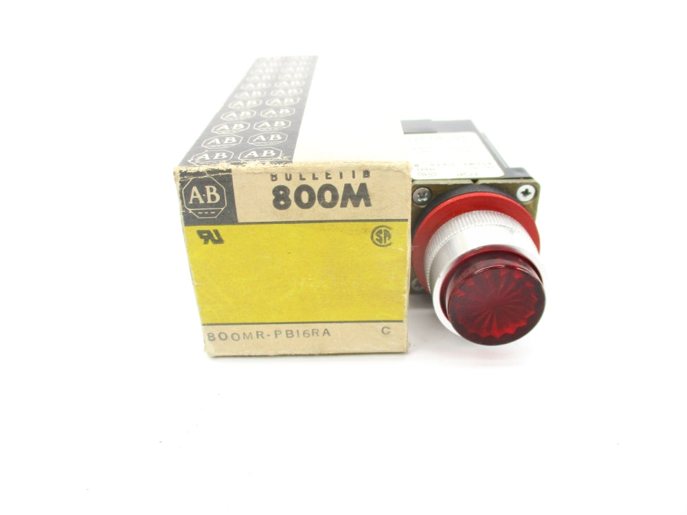 ALLEN BRADLEY 800MR-PB16RA SER. C (BK/YL) NSMP