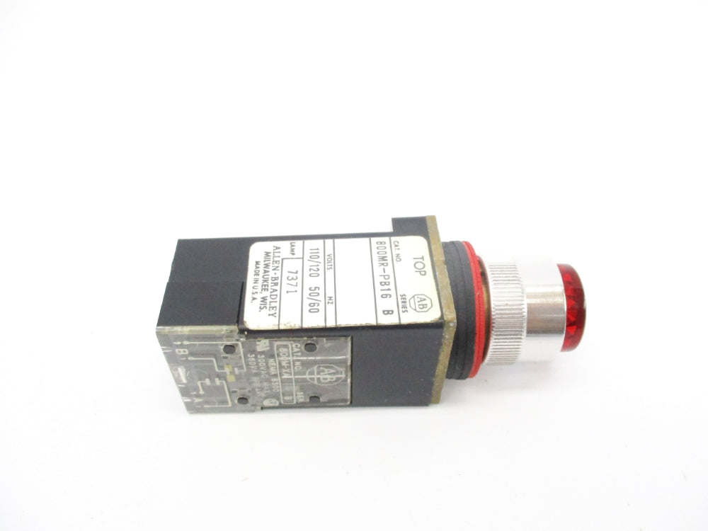 ALLEN BRADLEY 800MR-PB16RA SER. C (BK/YL) NSMP