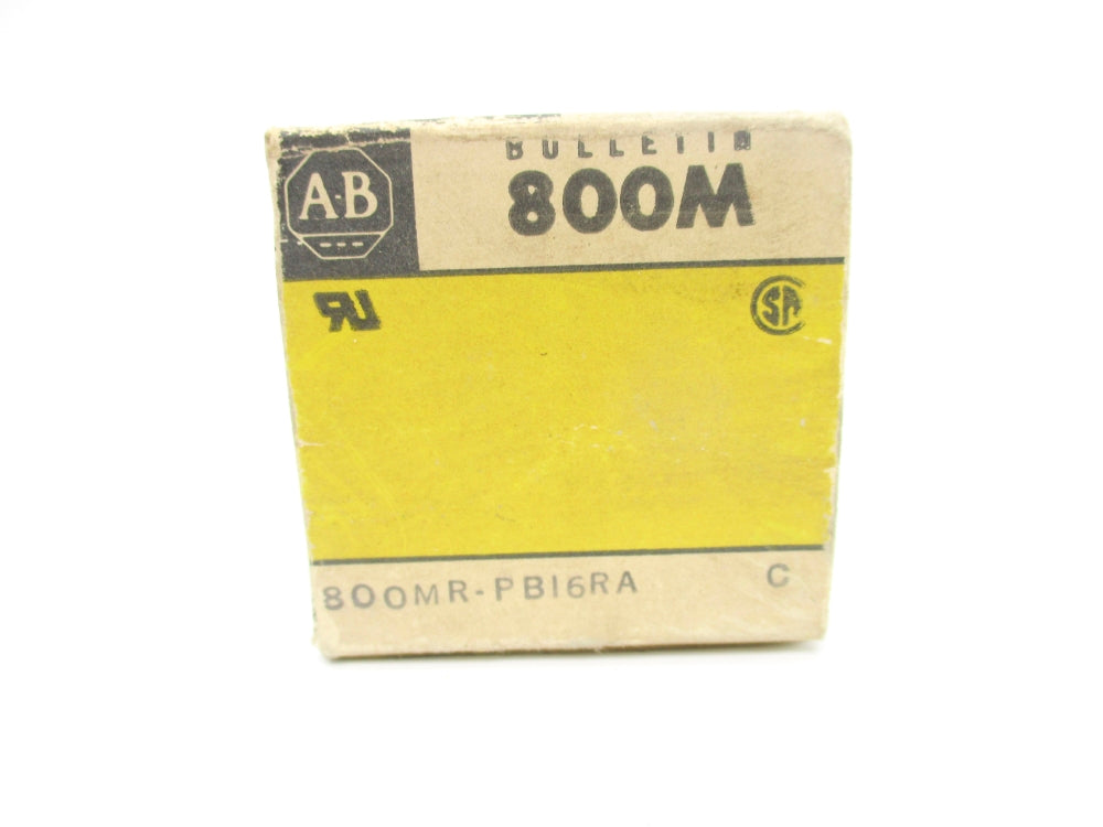 ALLEN BRADLEY 800MR-PB16RA SER. C (BK/YL) NSMP