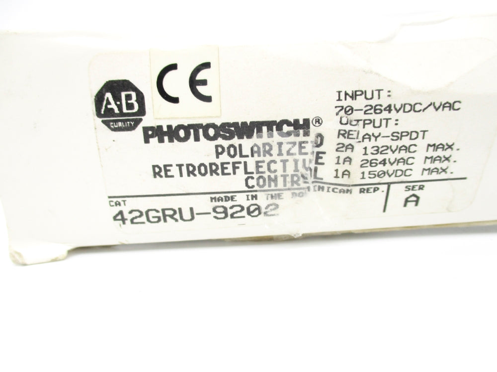 ALLEN BRADLEY 42GRU-9202 SER. A (BK/YL) NSMP