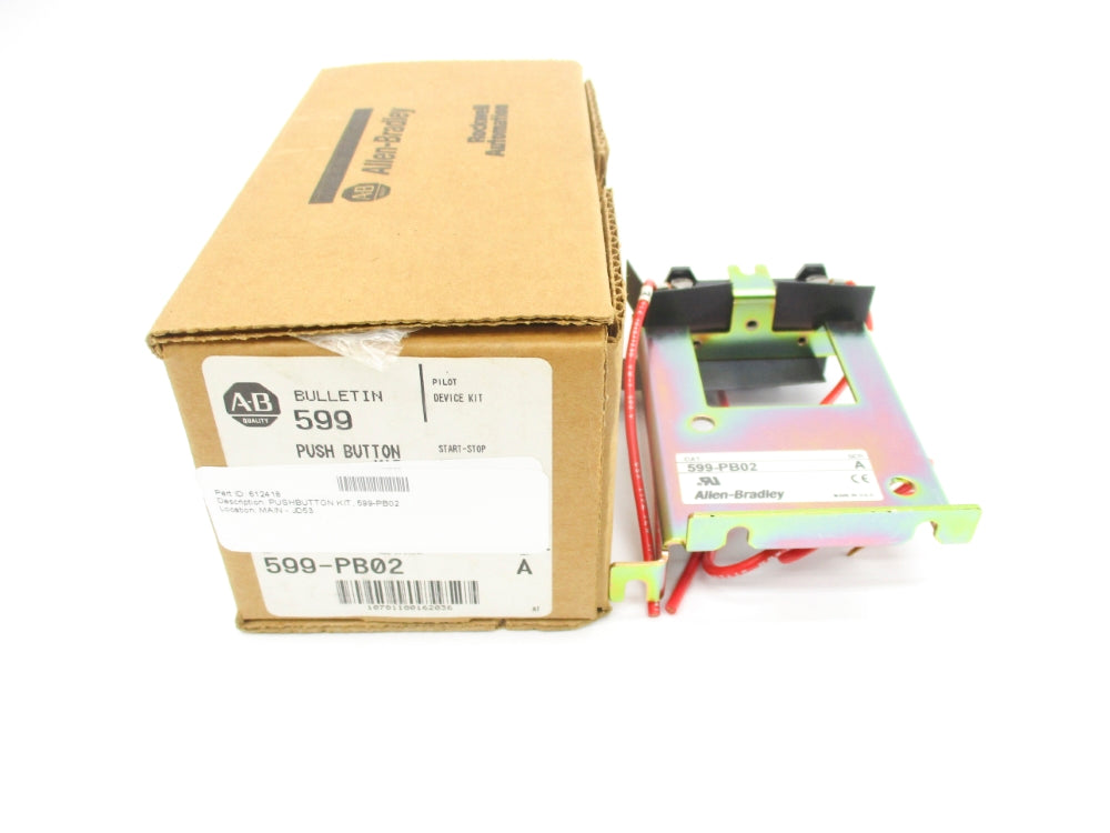 ALLEN BRADLEY 599-PB02 SER. A (BR/WH) NSMP