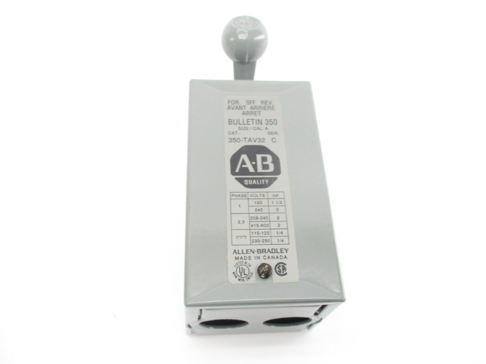 ALLEN BRADLEY 350-TAV32 SER. C (BR/YL) NSMP