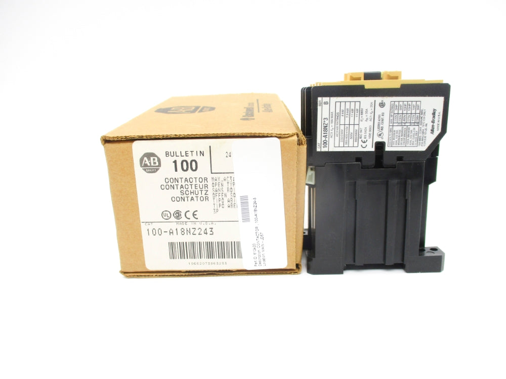ALLEN BRADLEY 100-A18NZ243 SER. B 24VDC (BR/WH) NSMP