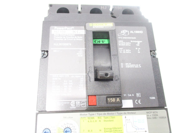 SQUARE D HJL36150M74 SER. S1 600V 150A NSMP