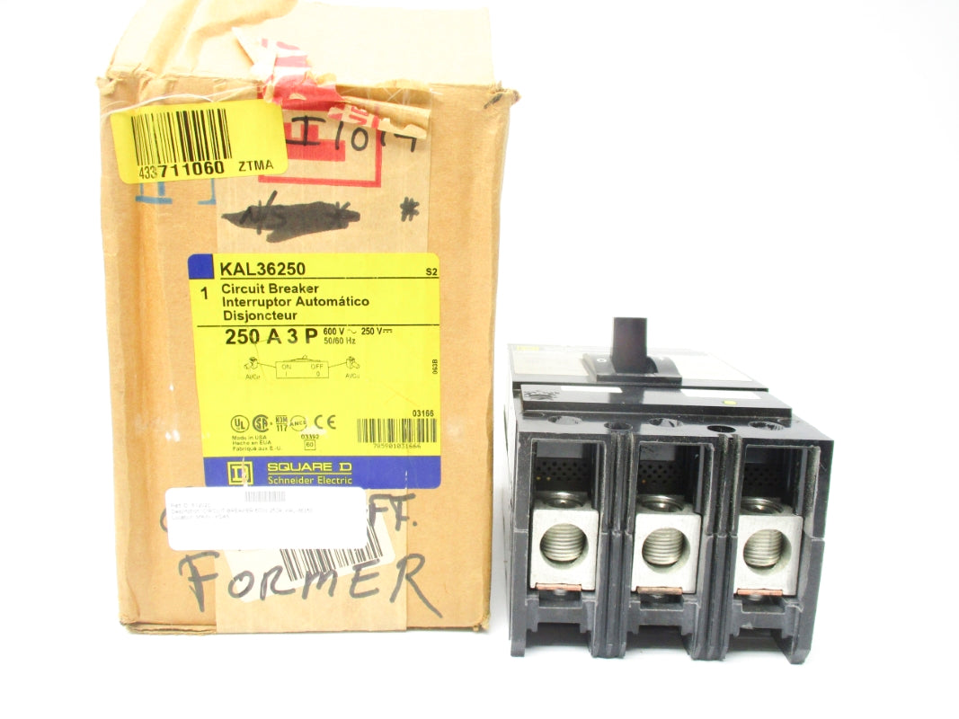 SQUARE D KAL36250 SER. 2 600V 250A (GREY) NSMP