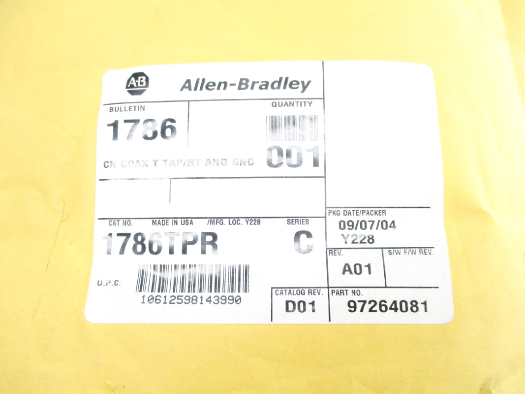 ALLEN BRADLEY 1786-TPR SER. C NSMP