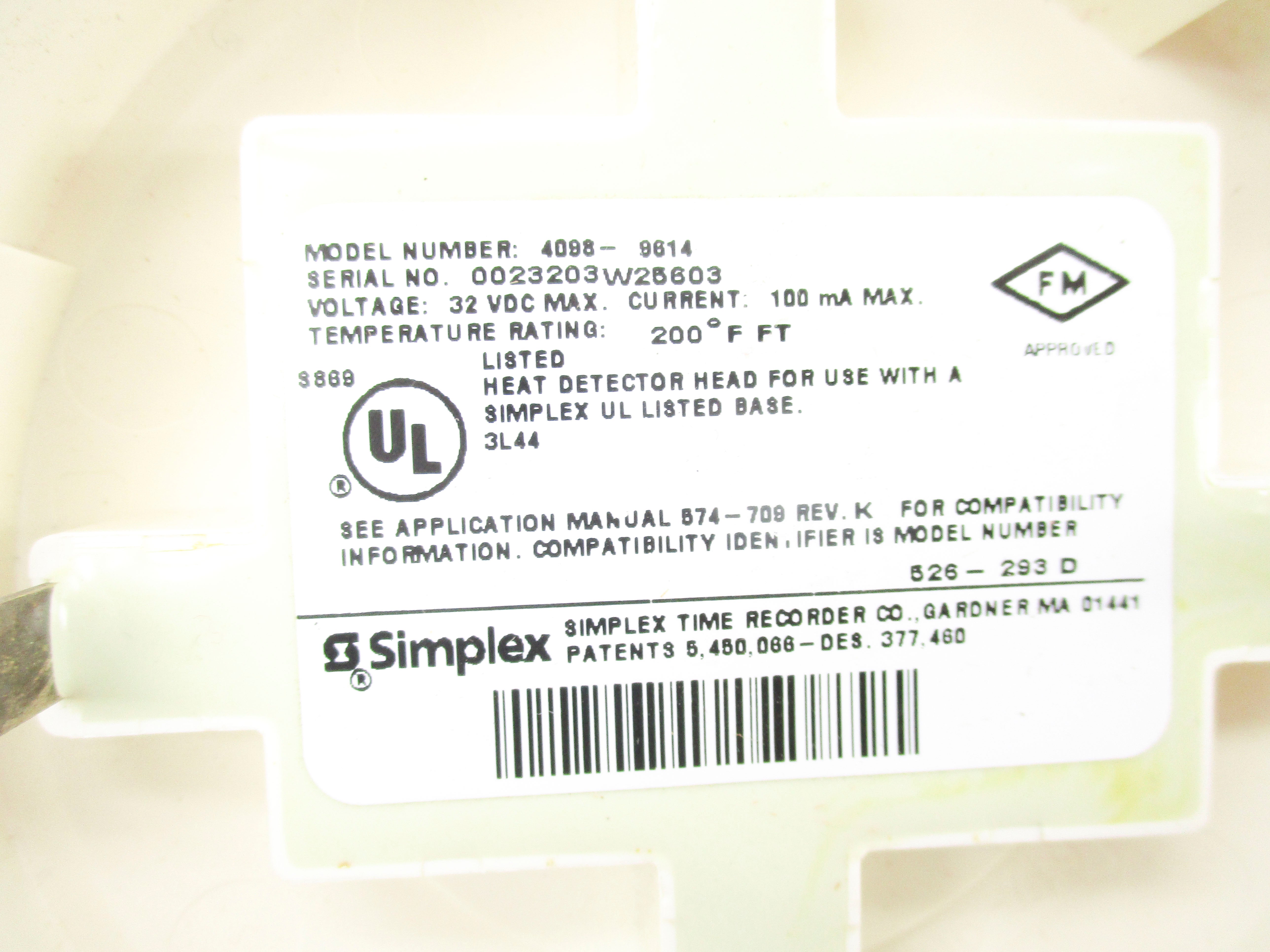 SIMPLEX 4098-9614 NSNP