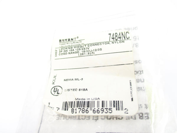 HUBBELL 7484NC 125/250V 15A NSMP