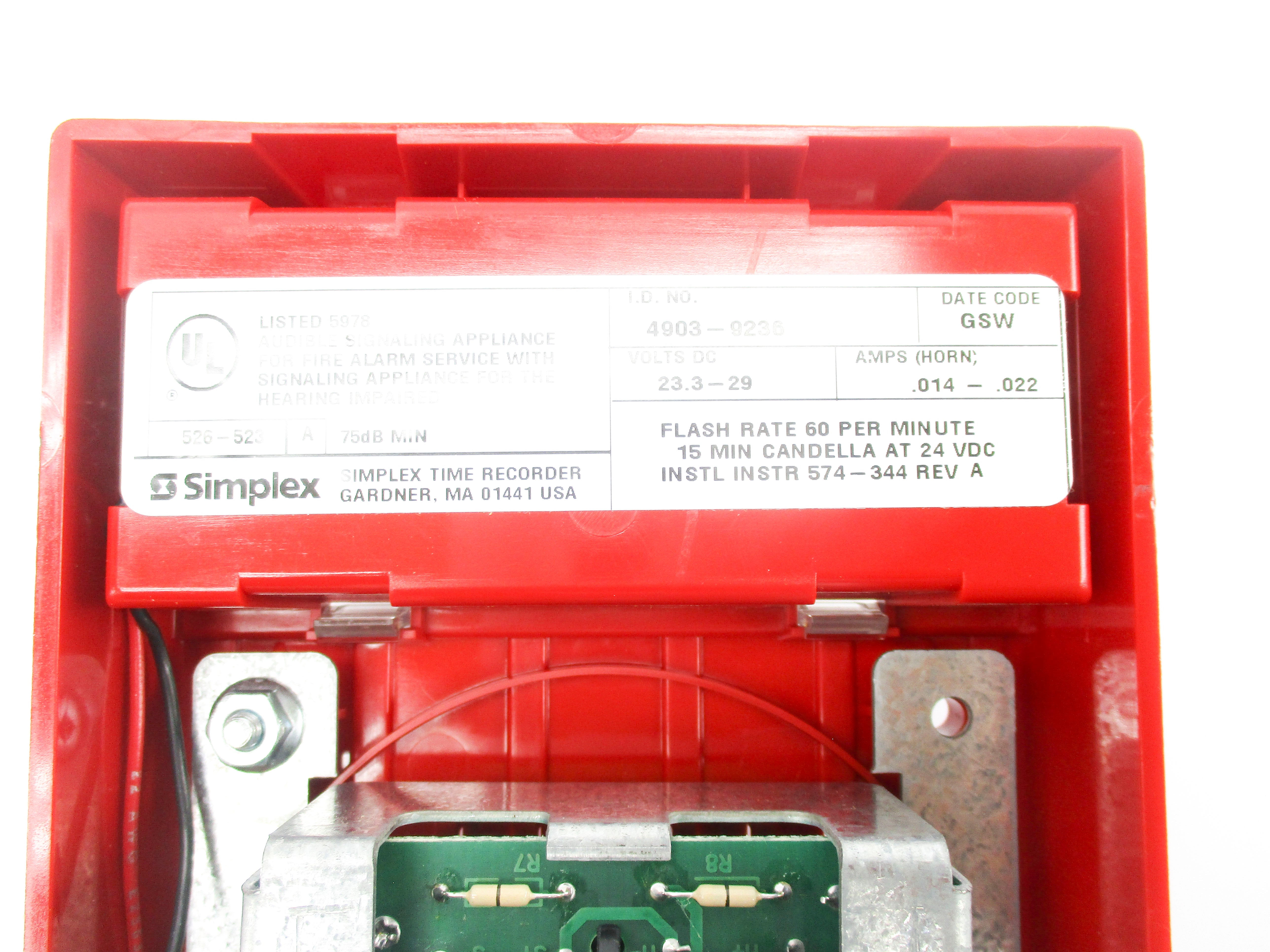 SIMPLEX 4903-9236 NSNP