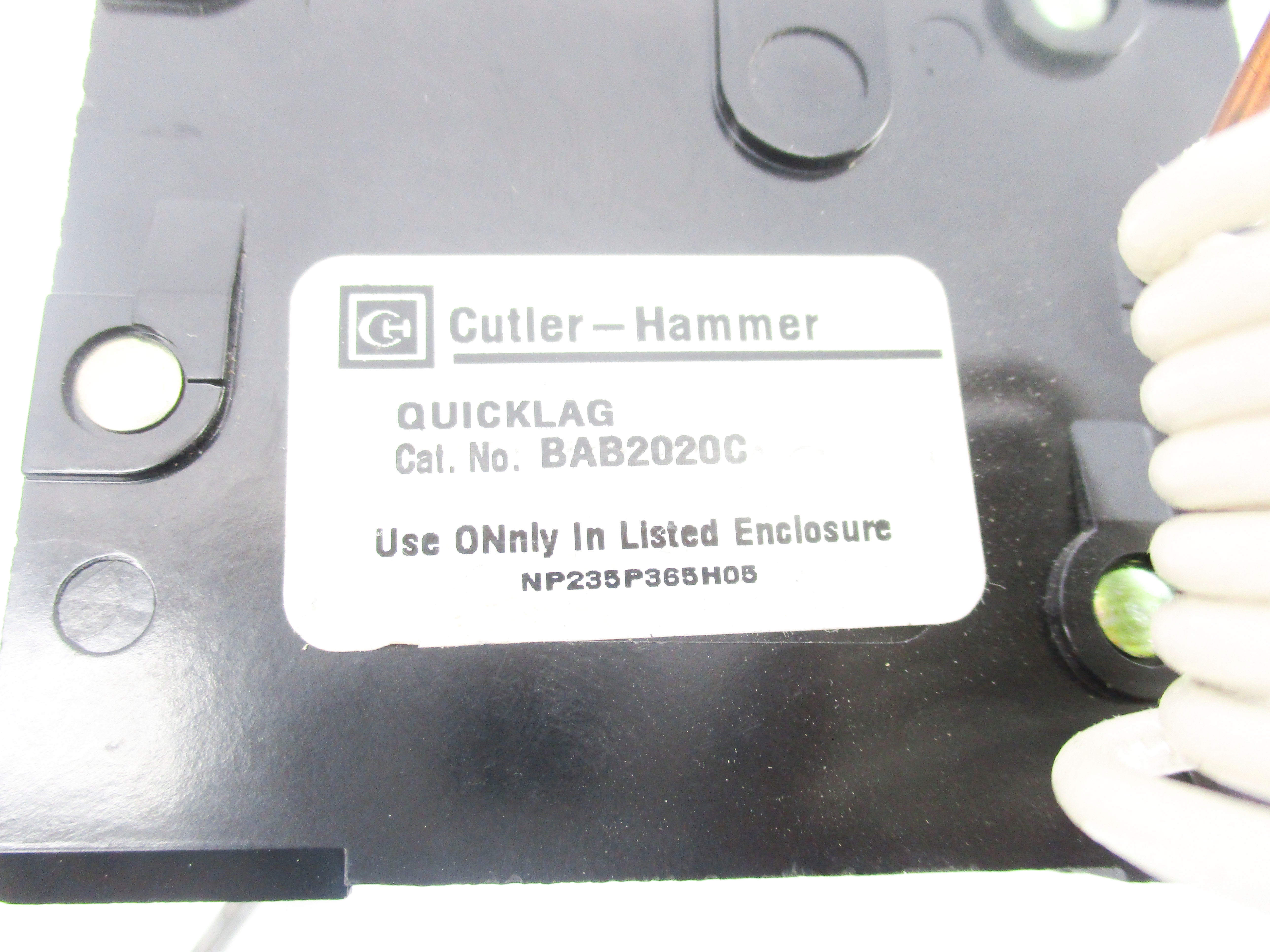 CUTLER HAMMER BAB2020C 120/240VAC 20A NSNP