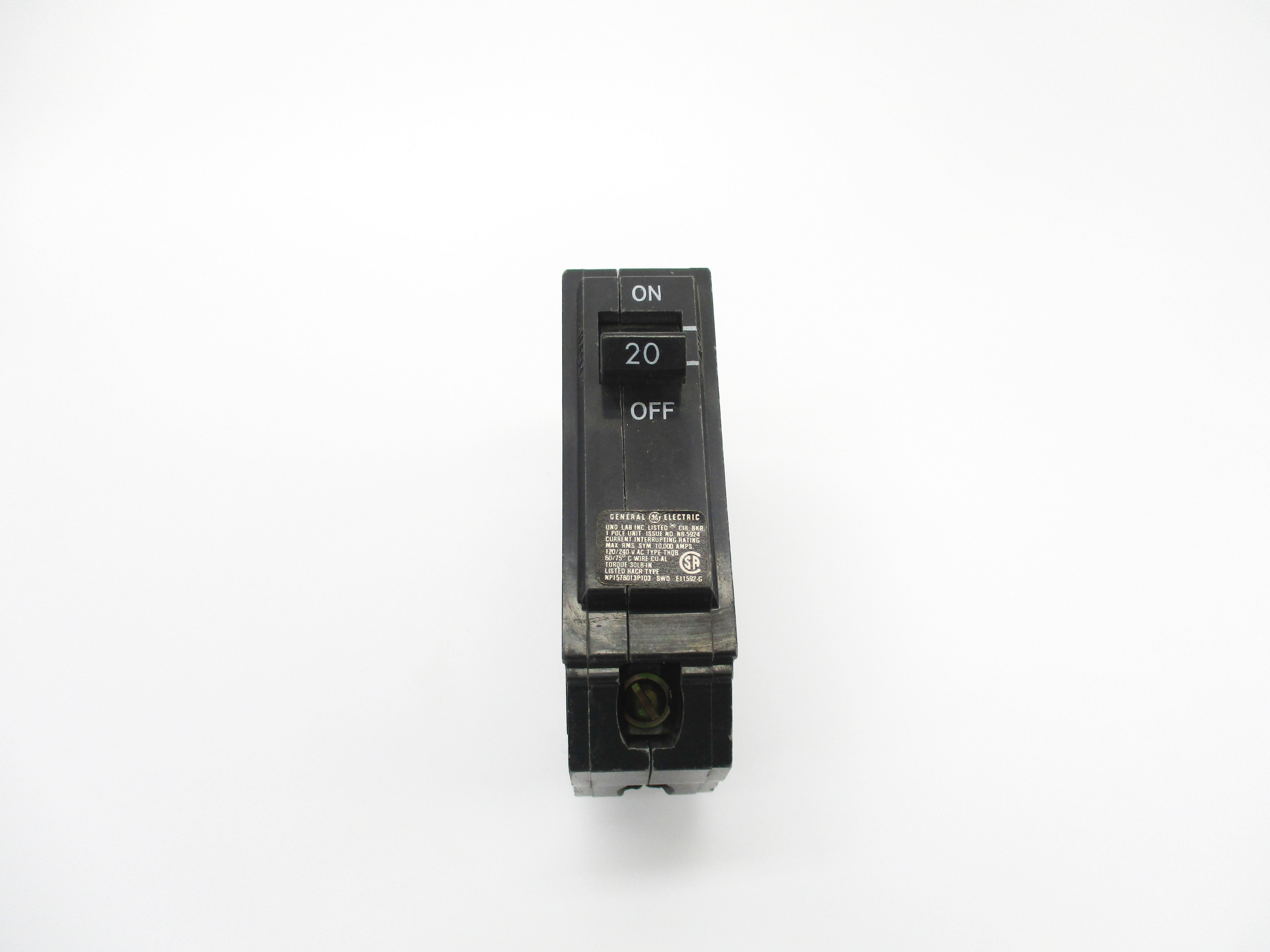 GENERAL ELECTRIC THQB120 120/240VAC 20A NSNP