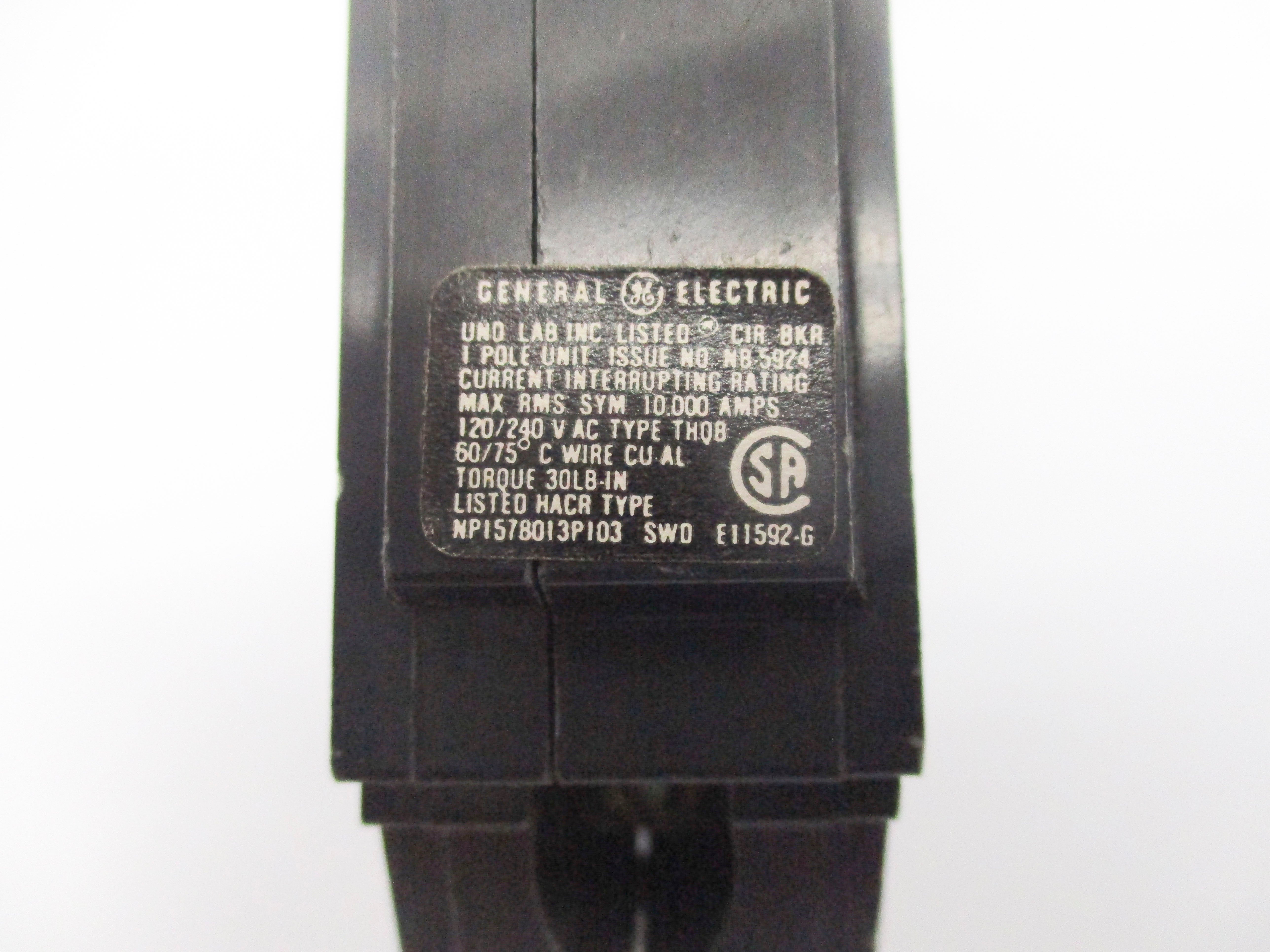 GENERAL ELECTRIC THQB120 120/240VAC 20A NSNP