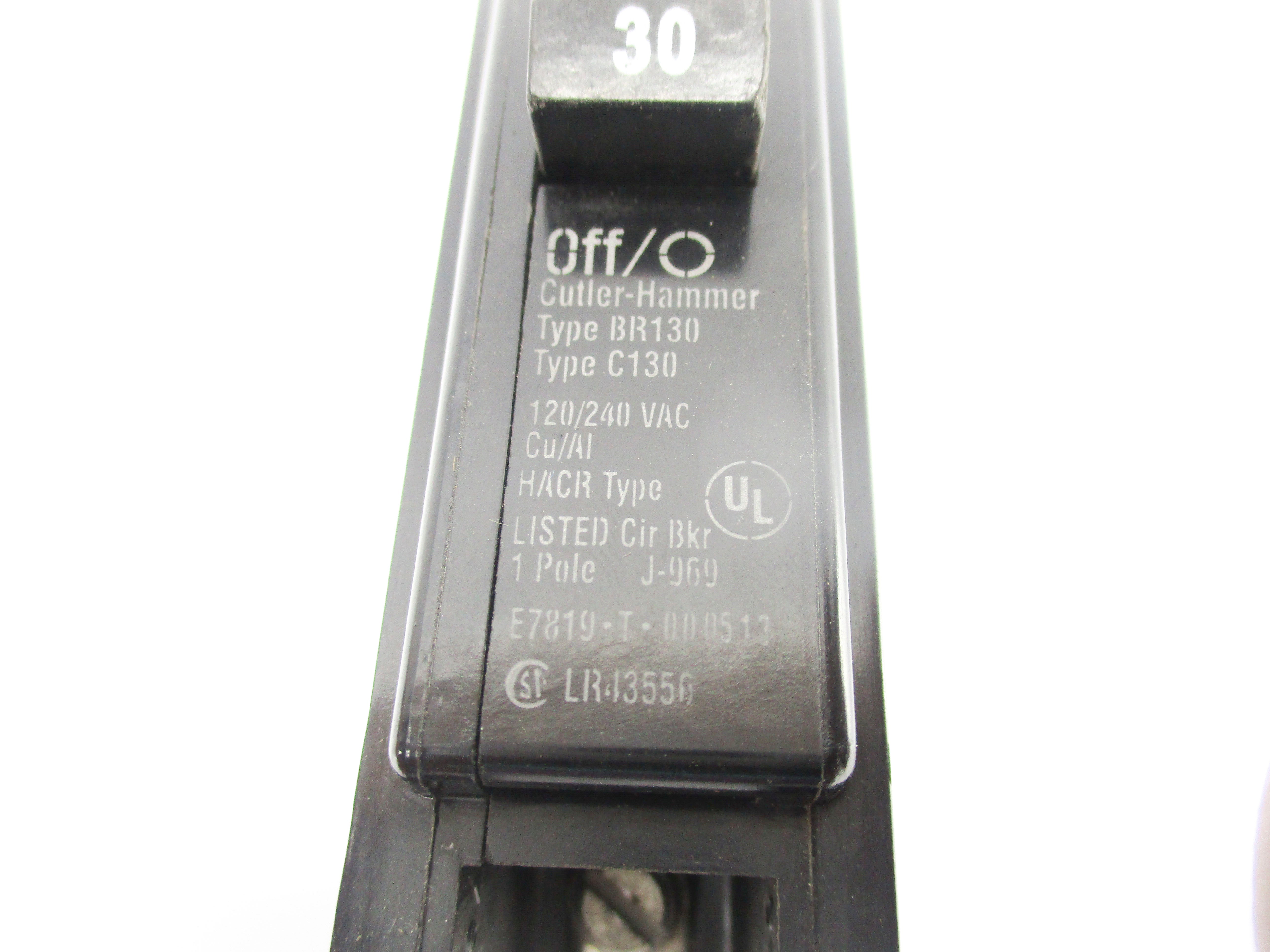 CUTLER HAMMER BR130 120/240VAC 30A NSNP