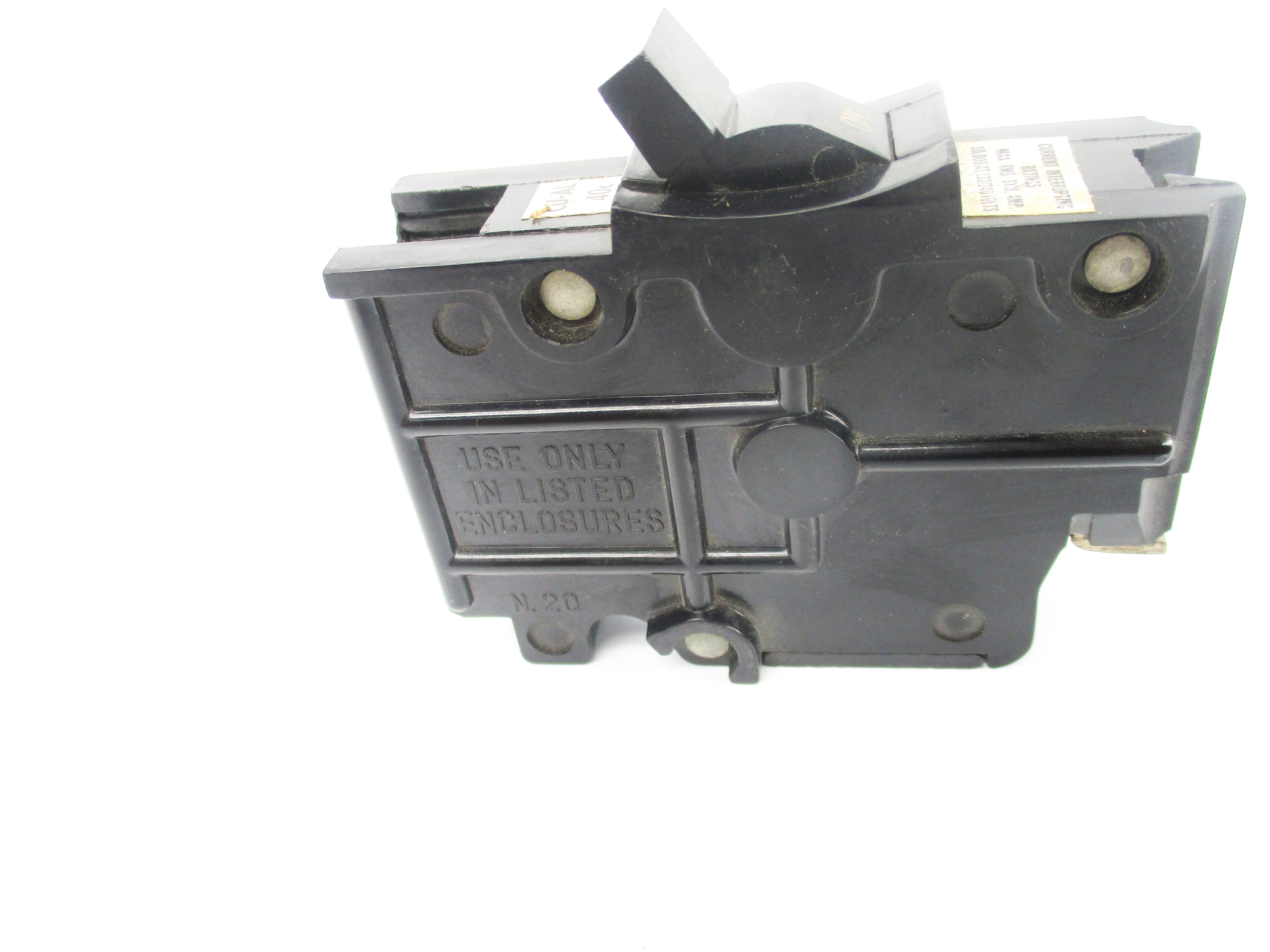 FEDERAL PACIFIC NBH120 120/240VAC 20A UNMP