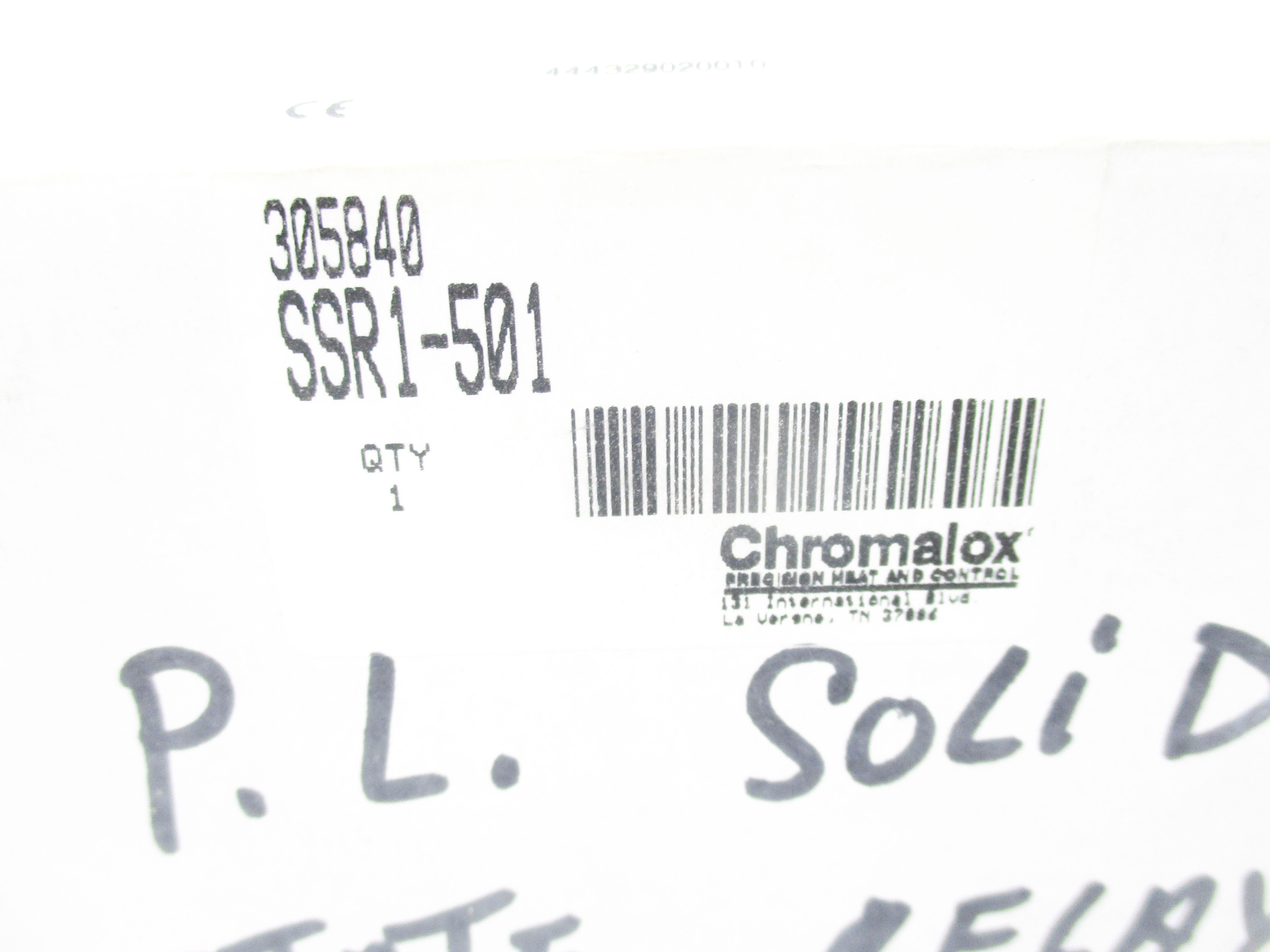 CHROMALOX SSR1-501 305840 (AS PICTURED) NSMP