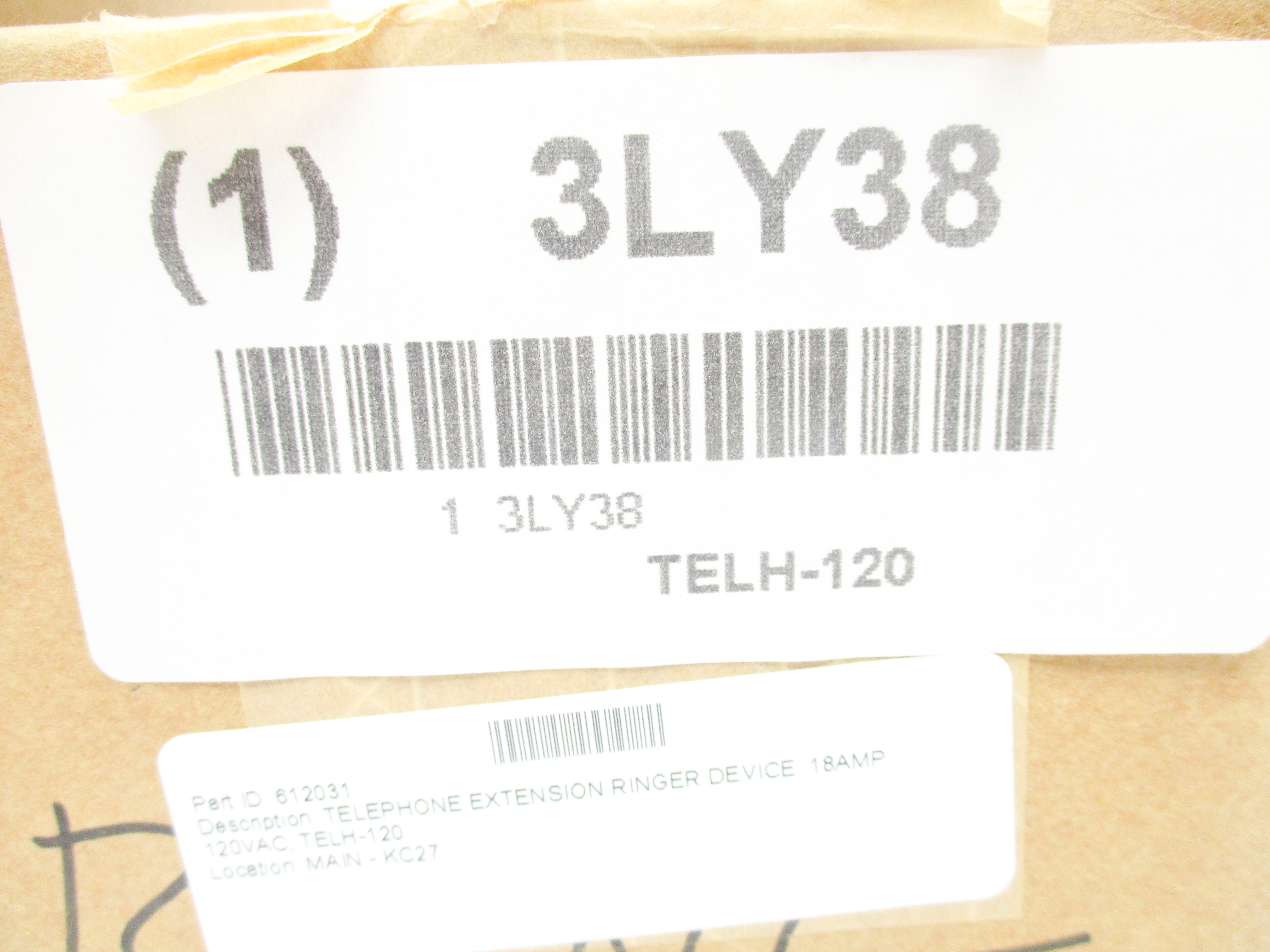 FEDERAL SIGNAL TELH-120 SER. D 3LY38 120VAC 0.18A NSMP