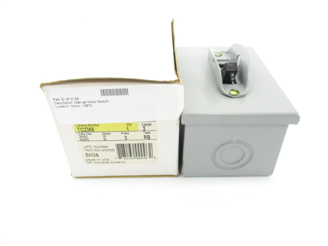 GENERAL ELECTRIC TC2368 240VAC 30A NSMP