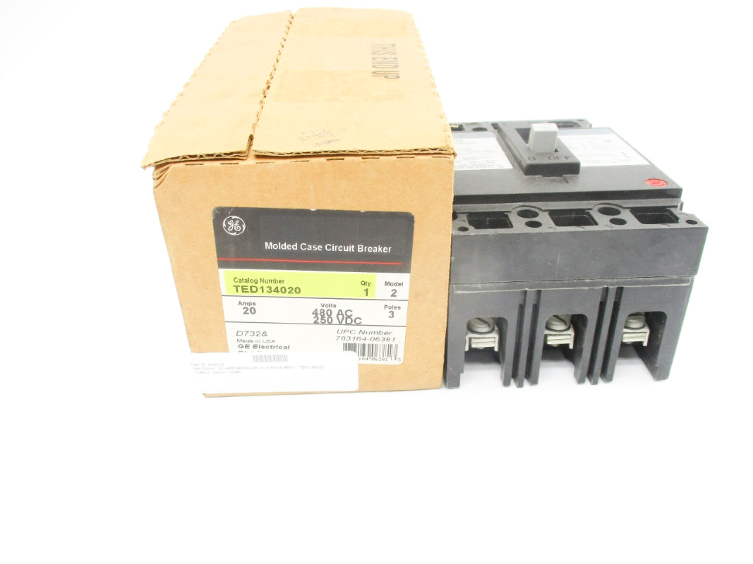 GENERAL ELECTRIC TED134020 480VAC 20A NSMP