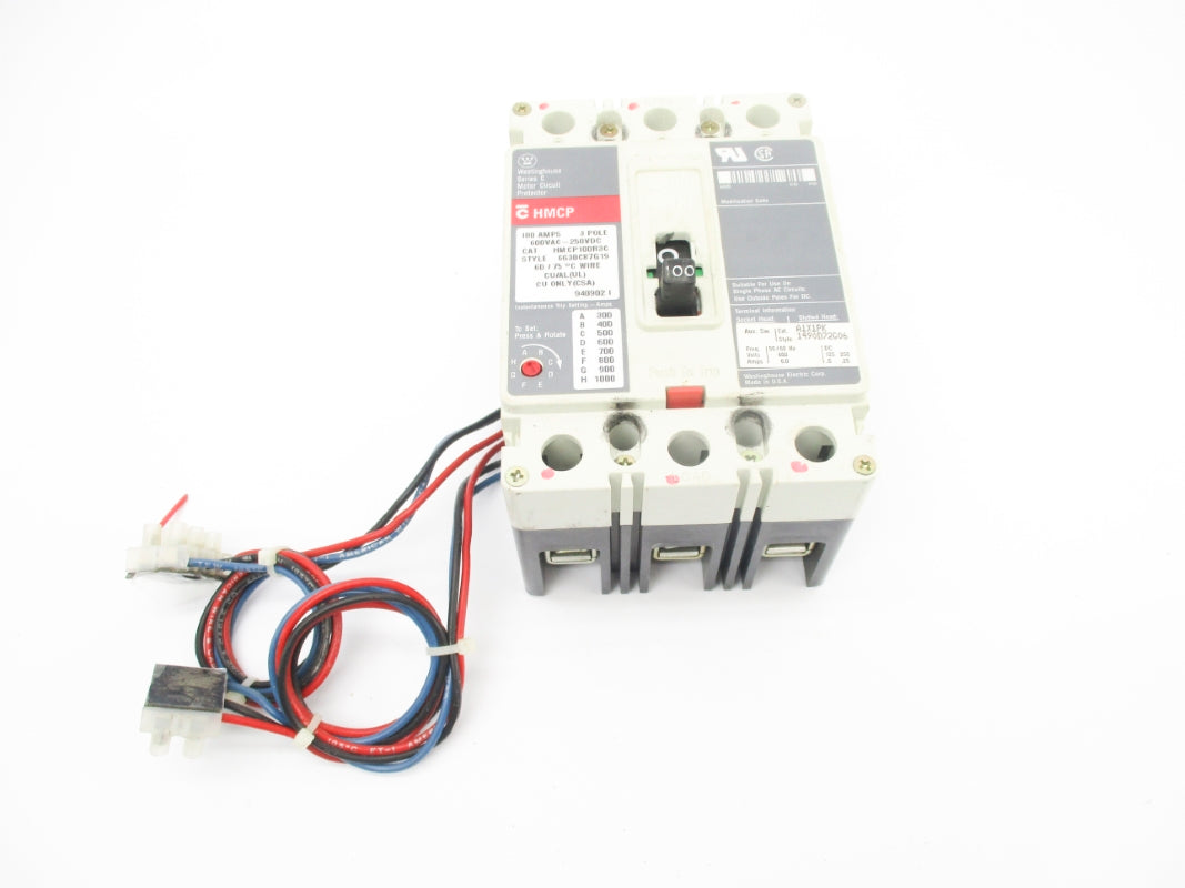 WESTINGHOUSE HMCP100R3C SER. C 600VAC 100A UNMP
